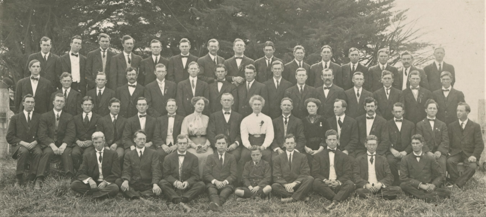 Missionaries at the Awapuni Hui, New Zealand,  1912 April